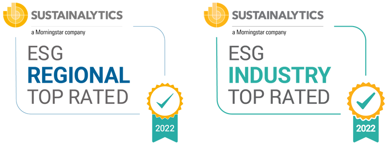 sustainalytics badges 2022